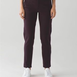 lululemon athletica Women's Straight Leg Pants - Dark Purple